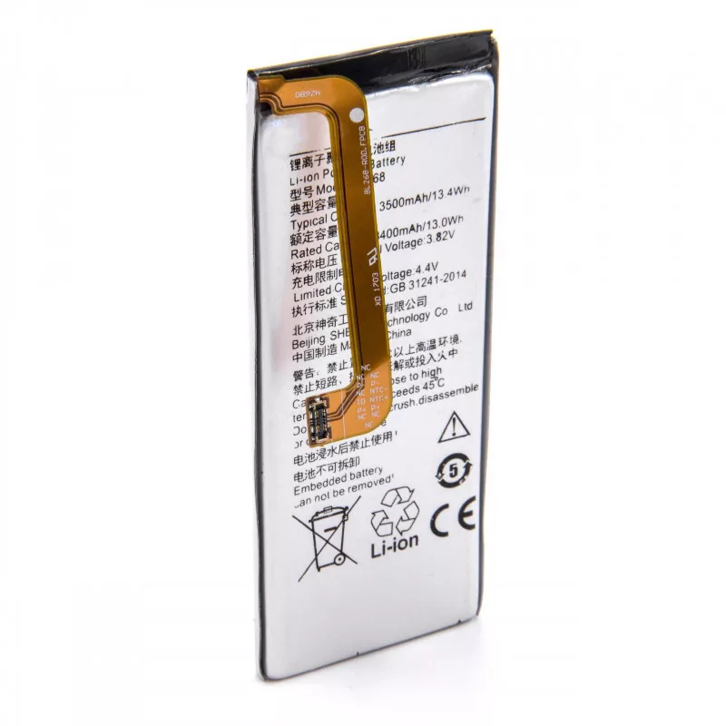 Lenovo Zuk 2, Z2 Rio Edition 3400mAh utángyártott akkumulátor