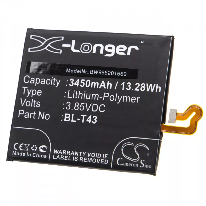 LG G8S ThinQ, BL-T43, 3450mAh utángyártott akkumulátor LG G8S ThinQ, BL-T43, 3450mAh utángyártott akkumulátor