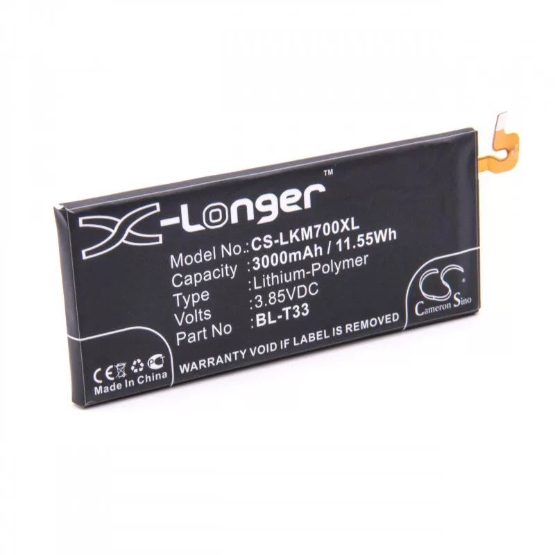 LG Q6, M700a, BL-T33 3000mAh utángyártott akkumulátor LG Q6, M700a, BL-T33 3000mAh utángyártott akkumulátor