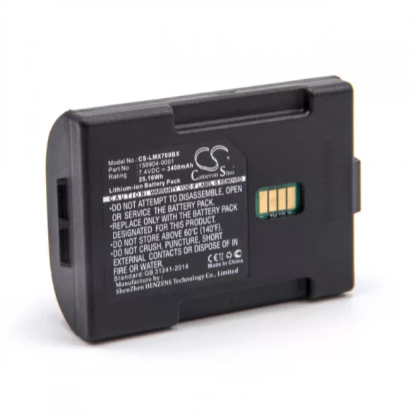 LXE MX7 3400mAh utángyártott akkumulátor - VHBW