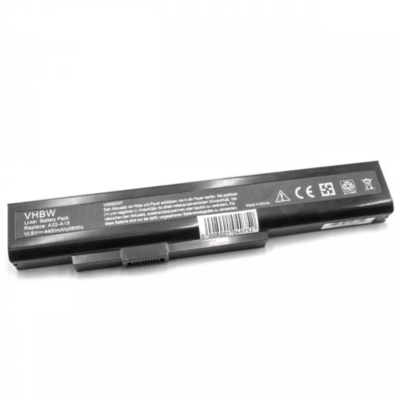 Medion A32-A15 10.8V 4400mAh utángyártott akkumulátor - VHBW