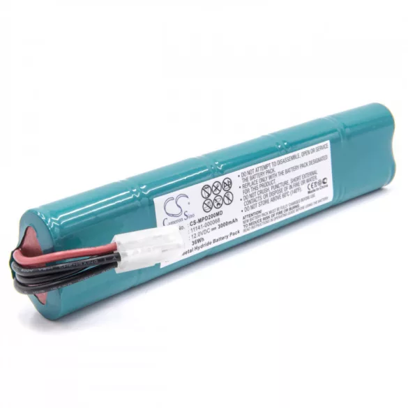 Medtronic LifePak 20 12V, NI-MH, 3000mAh utángyártott akkumulátor - VHBW