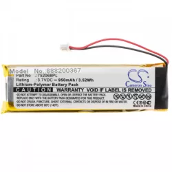 Midland BTX1 752068PL 950mAh utángyártott akkumulátor