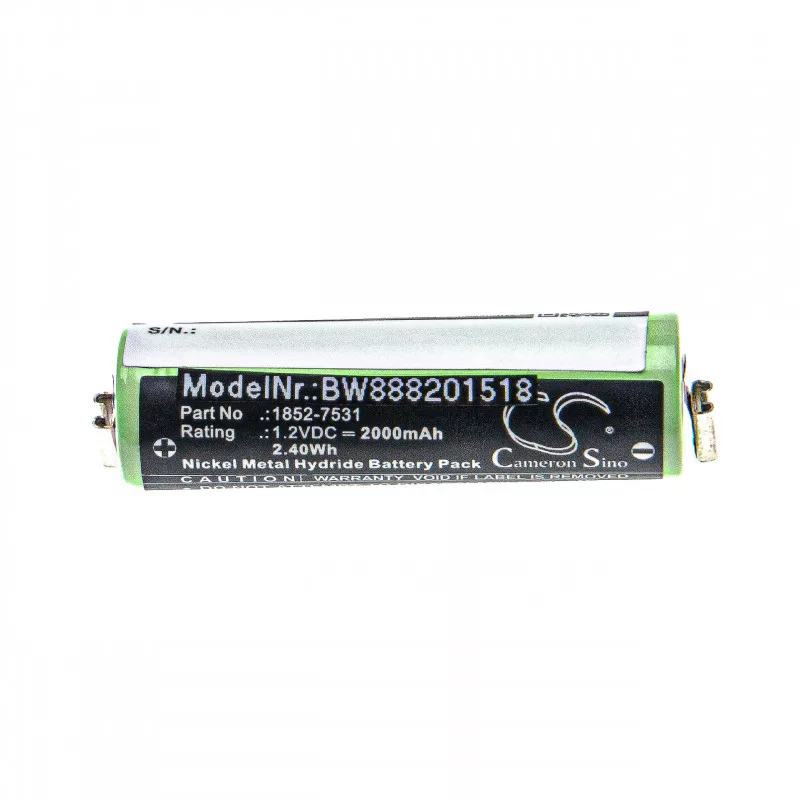 Moser Easy Style 1881 1.2V, Ni-MH, 2000mAh utángyártott akkumulátor