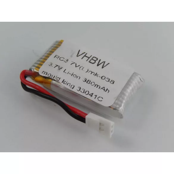 Mould King 33041C quadrocopter 3.7V 380mAh utángyártott drón akkumulátor - VHBW