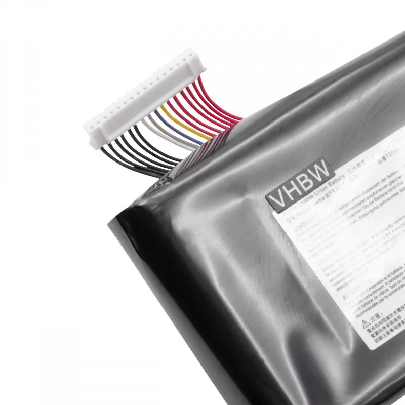 MSI BTY-L77 Li-ion 7500mAh utángyártott akkumulátor MSI BTY-L77 Li-ion 7500mAh utángyártott akkumulátor