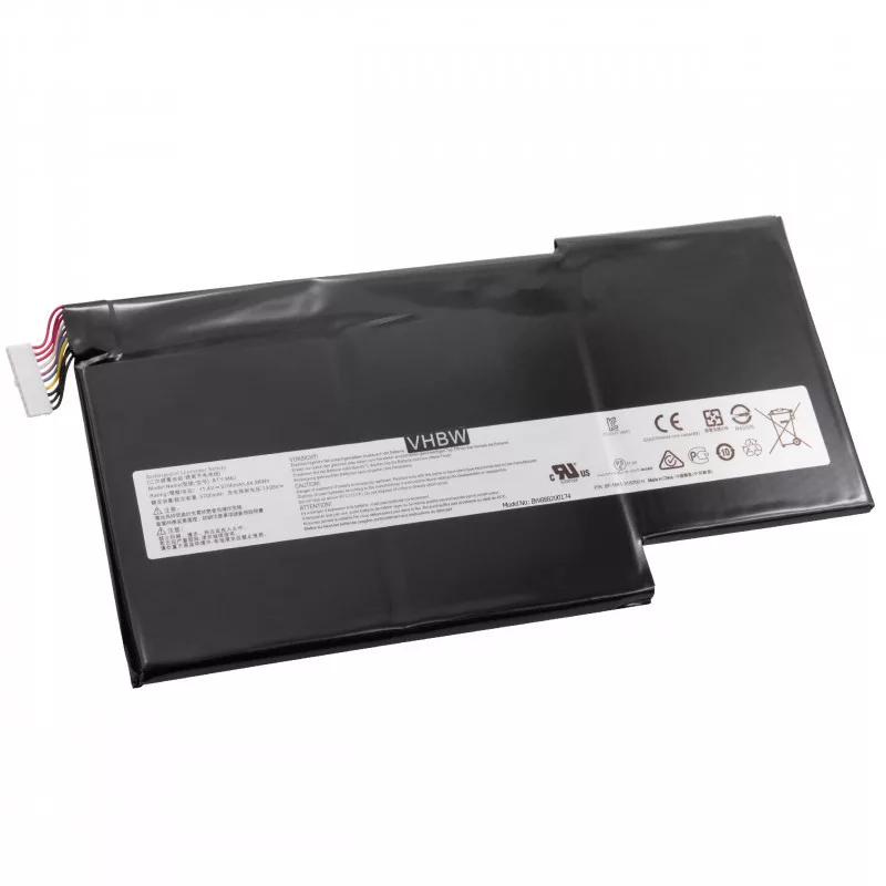 MSI BTY-M6J Li-Polymer 5700mAh utángyártott akkumulátor MSI BTY-M6J Li-Polymer 5700mAh utángyártott akkumulátor