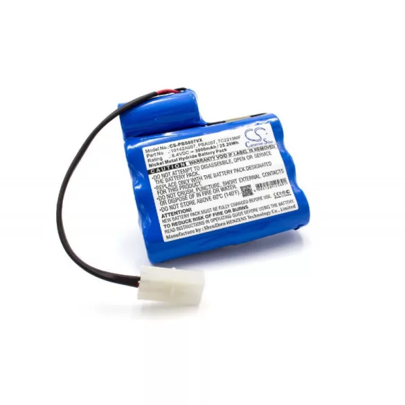 MTC 3937 Megatach Pool Blaster Max 8.4V NI-MH 3000mAh utángyártott akkumulátor - VHBW