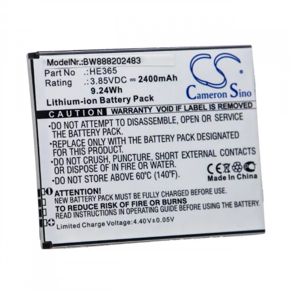 Nokia 1 Plus, TA-1130 2400mAh utángyártott akkumulátor - VHBW