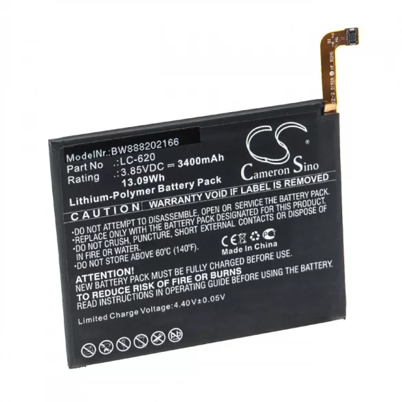 Nokia 6.2, LC-620, 3400mAh utángyártott akkumulátor - VHBW