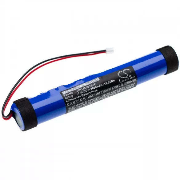 Nyne Vibe INR18650 2S1P 2600mAh utángyártott akkumulátor - VHBW