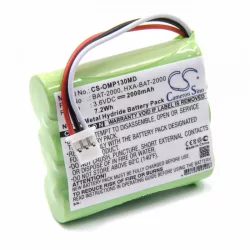 Omron HBP-1300, HBP1300 2000mAh utángyártott akkumulátor