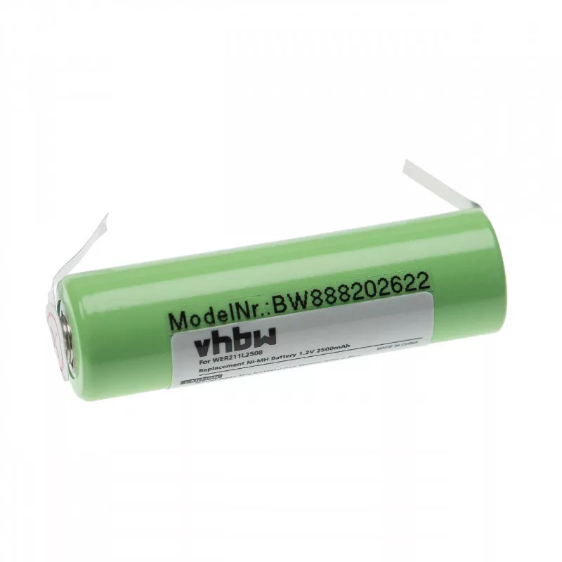 Panasonic ER200, ER210 2500mAh utángyártott akkumulátor Panasonic ER200, ER210 2500mAh utángyártott akkumulátor