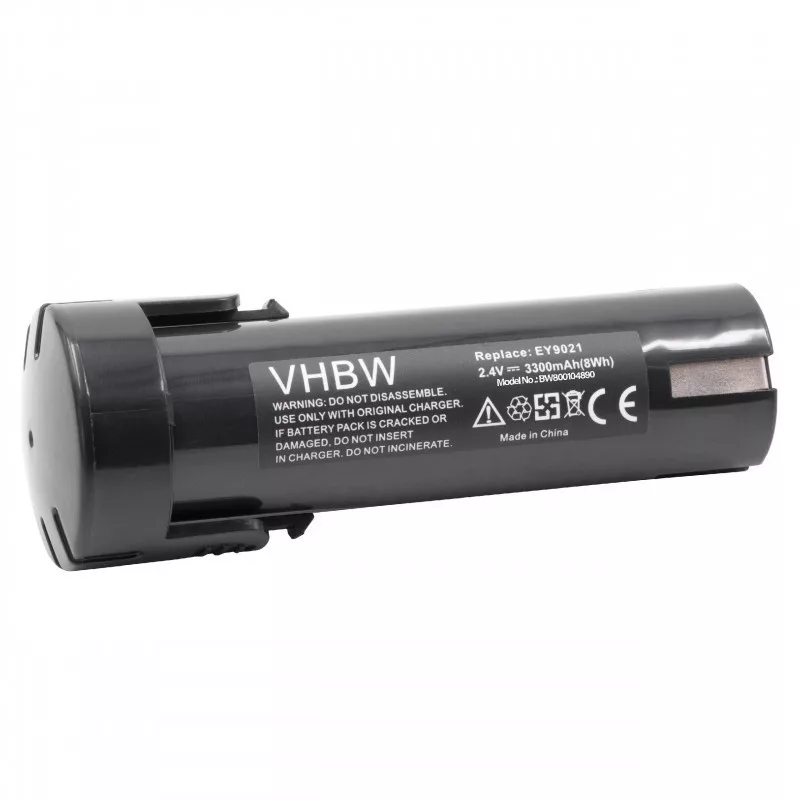 Panasonic EY9021 2.4V NI-MH 3300mAh utángyártott akkumulátor Panasonic EY9021 2.4V NI-MH 3300mAh utángyártott akkumulátor