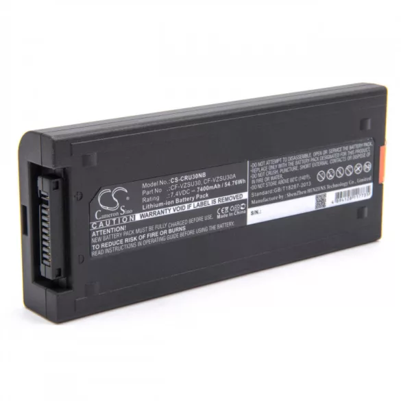 Panasonic Toughbook CF-18 CF-18D CF-18F 7400mAh utángyártott akkumulátor - VHBW