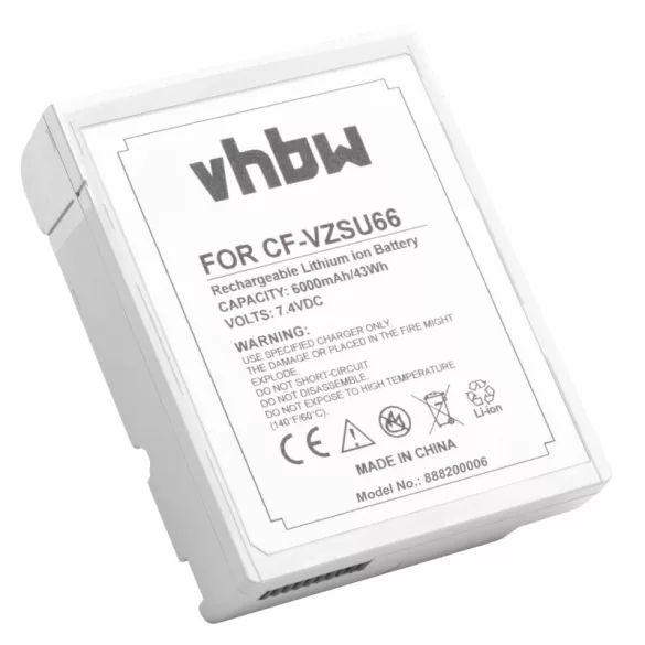Panasonic Toughbook CF-C1 6000mAh utángyártott akkumulátor - VHBW