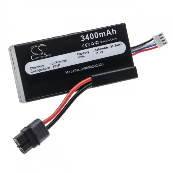 Parrot Disco PF070250 3400mAh utángyártott drón akkumulátor - VHBW