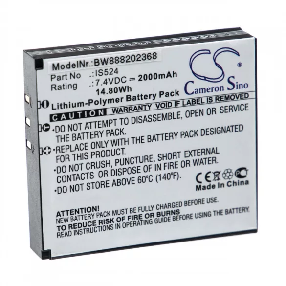 Pax IS524 2000mAh utángyártott akkumulátor - VHBW