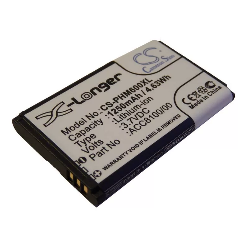 Philips Pocket Memo DPM6000 DPM7000 DPM8000 1250mAh utángyártott akkumulátor Philips Pocket Memo DPM6000 DPM7000 DPM8000 1250mAh utángyártott akkumulátor