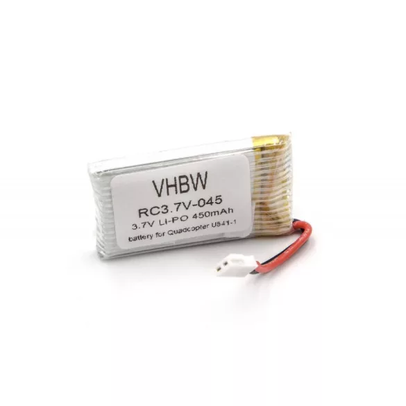 Quadcopter U841-1 Li-ion 3.7V 450mAh utángyártott drón akkumulátor - VHBW