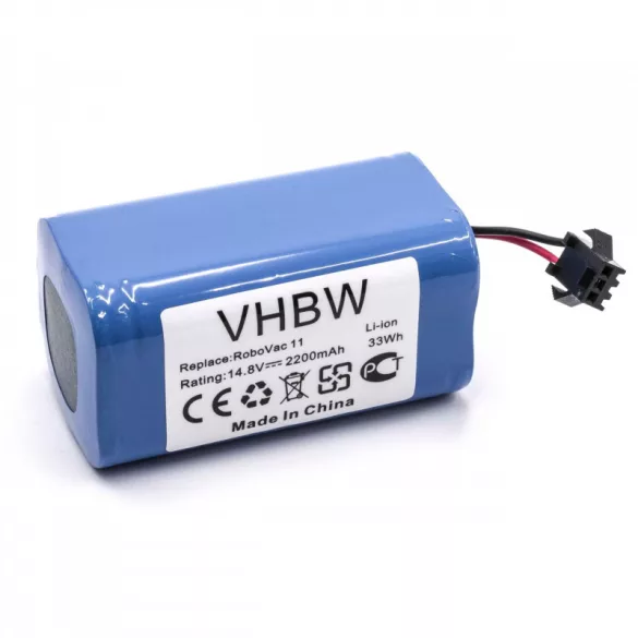 Eufy RoboVac11 14.8V Li-ion 2200mAh utángyártott porszívó akkumulátor - VHBW