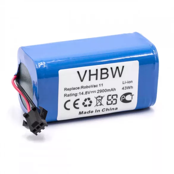 Eufy RoboVac11 14.8V Li-ion 2900mAh utángyártott porszívó akkumulátor - VHBW