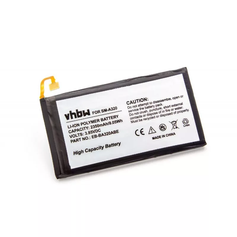 Samsung Galaxy A3 2017, SM-A320 2350mAh utángyártott akkumulátor