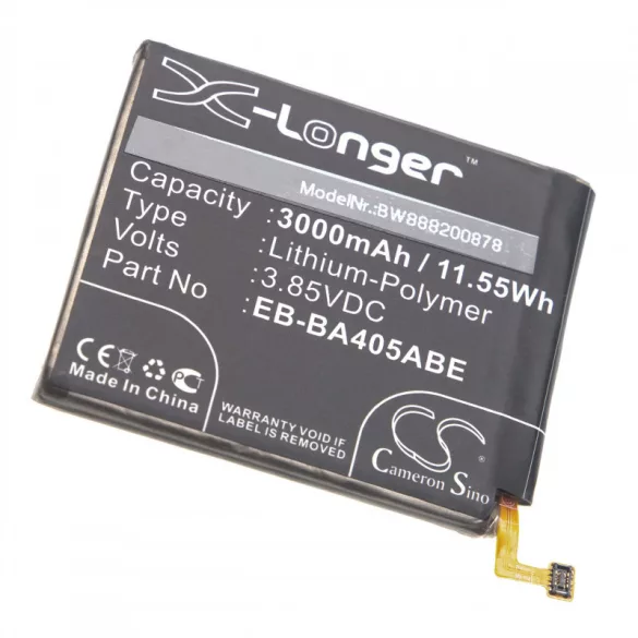 Samsung Galaxy A40 2019, EB-BA405ABE 3000mAh utángyártott akkumulátor - VHBW
