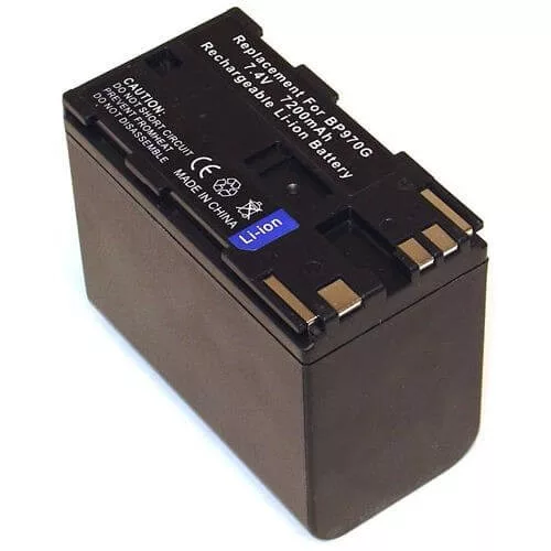 Canon BP-970 utángyártott akkumulátor 7200mAh Canon BP-970 utángyártott akkumulátor 7200mAh