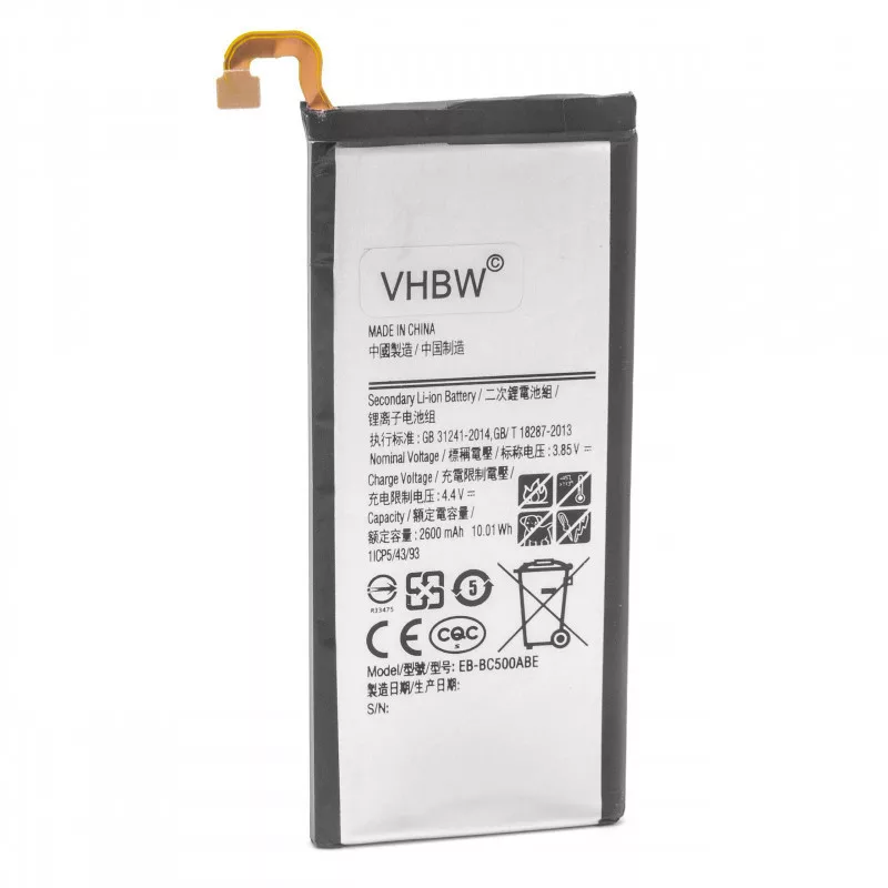 Samsung Galaxy C5, SM-C5000 2600mAh utángyártott akkumulátor