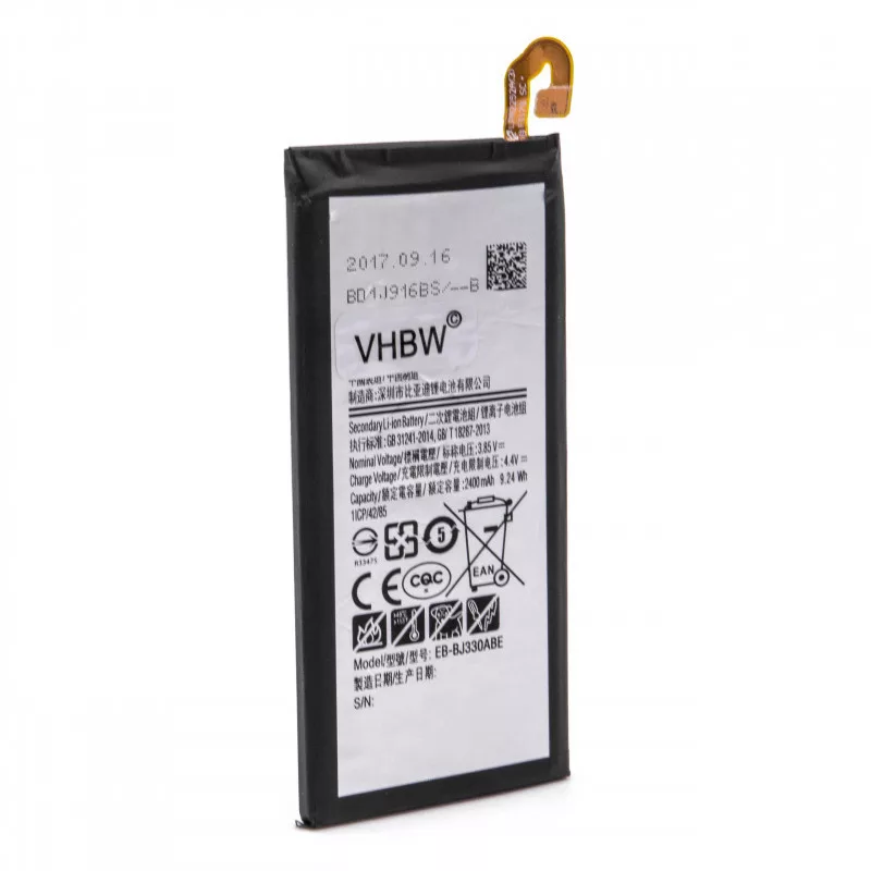 Samsung Galaxy J3 2017, SM-J330 2400mAh utángyártott akkumulátor Samsung Galaxy J3 2017, SM-J330 2400mAh utángyártott akkumulátor