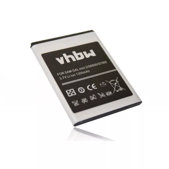Samsung GT-S6500 1300mAh utángyártott akkumulátor - VHBW