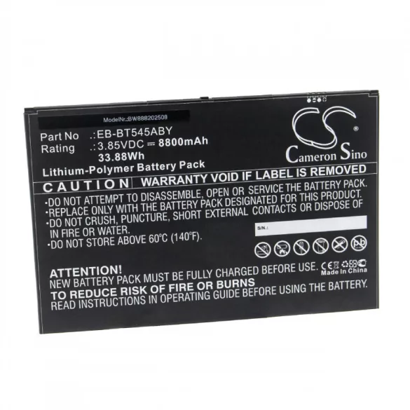 Samsung Tab Active Pro 8800mAh utángyártott akkumulátor - VHBW