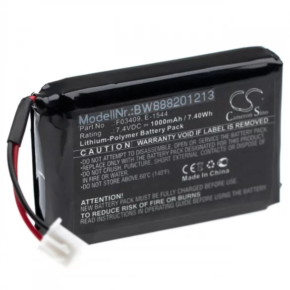Satlink WS-6906, F03409 1000mAh utángyártott akkumulátor - VHBW