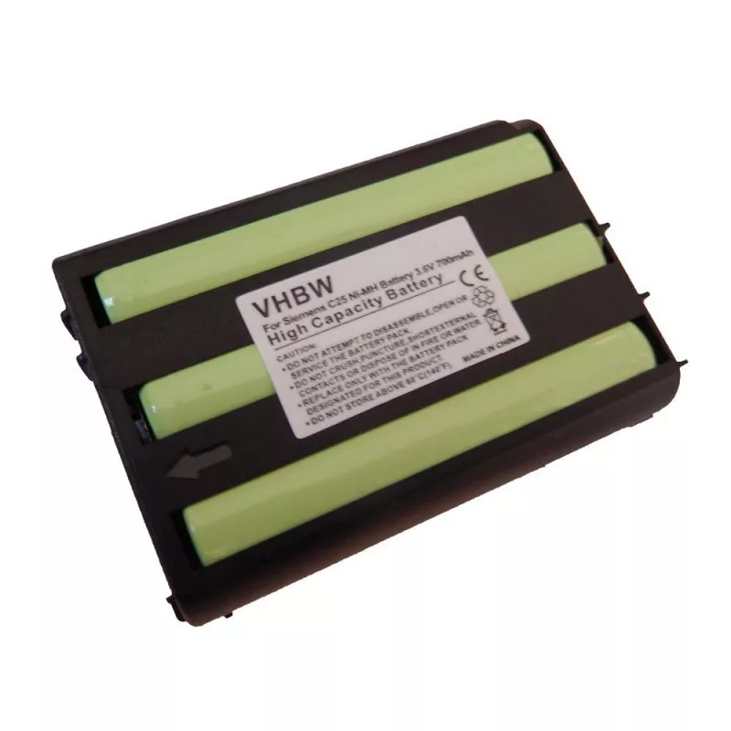 Siemens C25 700mAh, NI-MH utángyártott akkumulátor Siemens C25 700mAh, NI-MH utángyártott akkumulátor