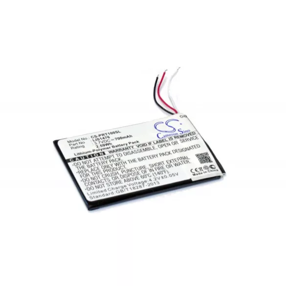 Sony eBook-Reader PRS-T1, PRS-T1 700mAh utángyártott akkumulátor - VHBW