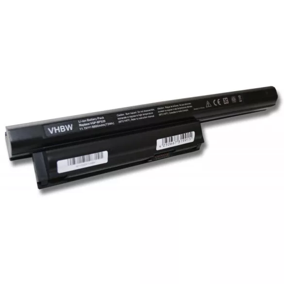 SONY VAIO BPS26 6600mAh utángyártott akkumulátor - VHBW