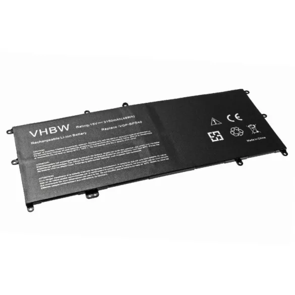 SONY VAIO BPS40 3150mAh utángyártott akkumulátor - VHBW