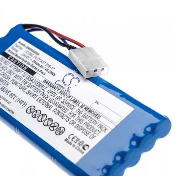 Soundcast Outcast ICO421 ICOB2 2000mAh utángyártott akkumulátor - VHBW