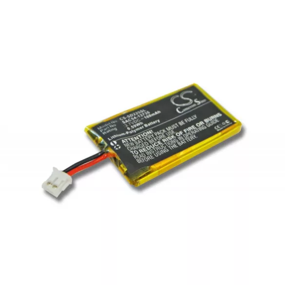Sportdog SD-825, SD-225 Receiver 160mAh utángyártott akkumulátor - VHBW