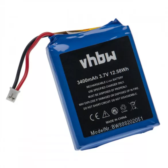 Technaxx TX-59+ Kamera TE4653 3400mAh utángyártott akkumulátor - VHBW