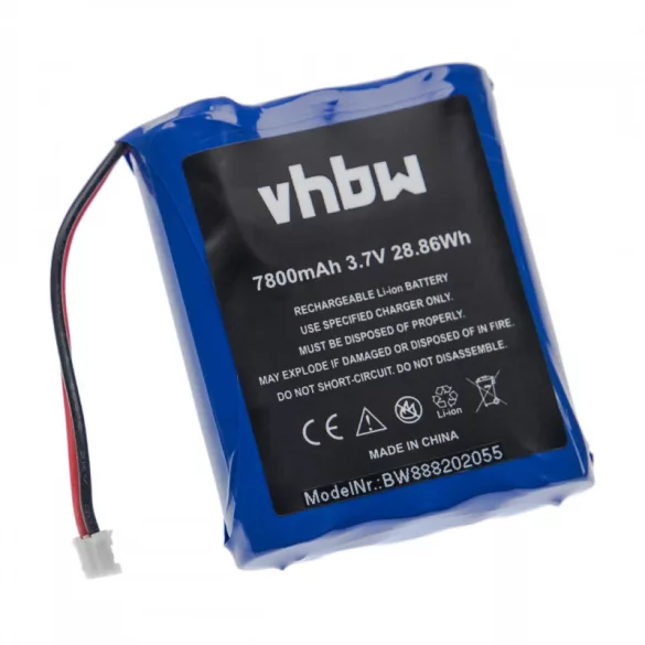 Technaxx TX-75 Kamera 4652 7800mAh utángyártott akkumulátor - VHBW