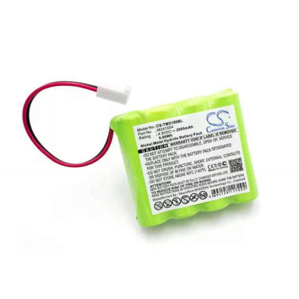 Teleradio LE-TX-MX10 MD10 MN6 NI-MH 4.8V 2000mAh utángyártott akkumulátor - VHBW