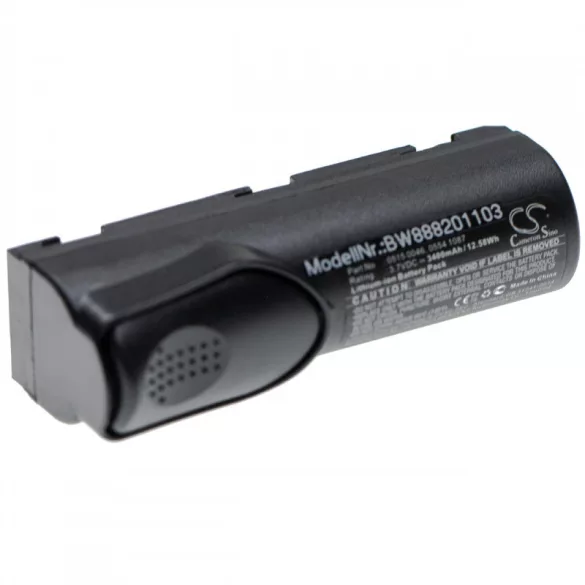 Testo 320, 327, 0515 0046 3400mAh utángyártott akkumulátor - VHBW