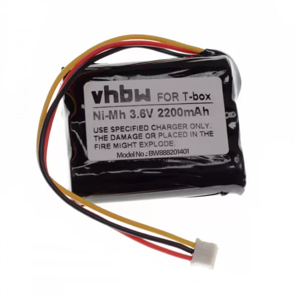 tonies Toniebox 3.6V Ni-MH 2200mAh utángyártott akkumulátor - VHBW