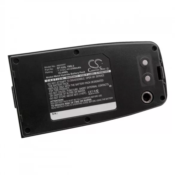 Topcon CTS-3000, BT-52Q 7.2V, 2700mAh utángyártott akkumulátor - VHBW