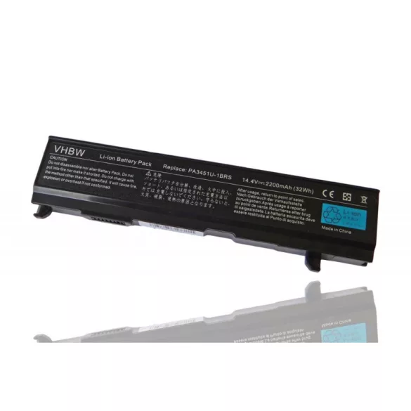 Toshiba Satellite M70 2200mAh utángyártott akkumulátor - VHBW