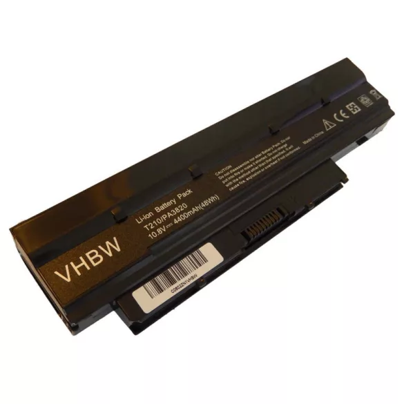 Toshiba Satellite T210 4400mAh utángyártott akkumulátor - VHBW