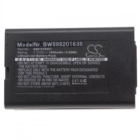 Vectron Mobilepro 6801570551 1800mAh utángyártott akkumulátor - VHBW