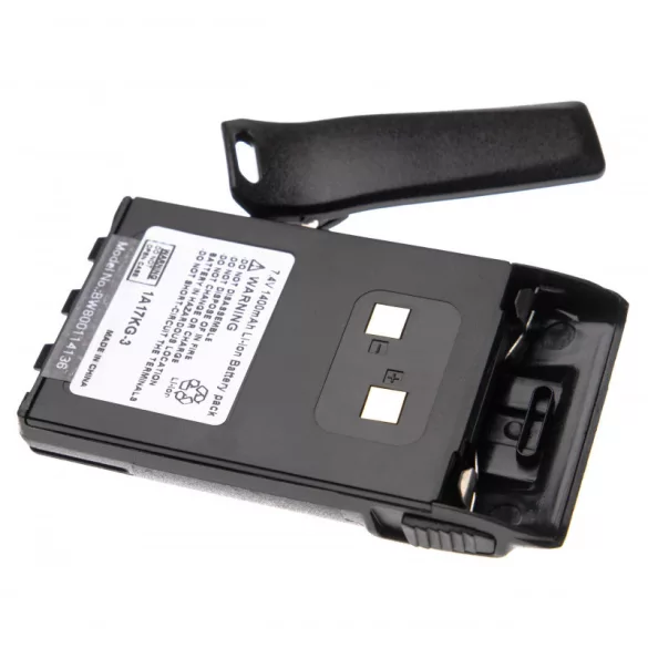 Wouxun KG-689 BLO-001 7.4V Li-Ion 1400mAh utángyártott akkumulátor - VHBW